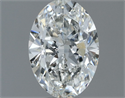 Diamante Natural 0.50 quilates, Ovalado , Color H, claridad SI2 y certificado GIA