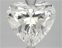 Natural Diamond 5.03 Carats, Heart with  Cut, H Color, VS1 Clarity and Certified by HRD
