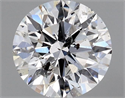 Natural Diamond 0.73 Carats, Round with Excellent Cut, F Color, I1 Clarity and Certified by GIA