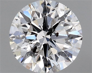 Picture of Natural Diamond 0.73 Carats, Round with Excellent Cut, F Color, I1 Clarity and Certified by GIA