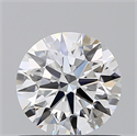 Natural Diamond 0.73 Carats, Round with Excellent Cut, F Color, IF Clarity and Certified by GIA