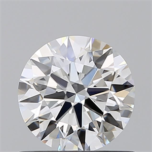 Picture of Natural Diamond 0.73 Carats, Round with Excellent Cut, F Color, IF Clarity and Certified by GIA