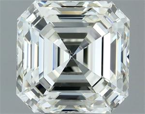Picture of Natural Diamond 1.02 Carats, Asscher with  Cut, I Color, SI1 Clarity and Certified by IGI
