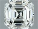 Natural Diamond 1.02 Carats, Asscher with  Cut, I Color, SI1 Clarity and Certified by IGI