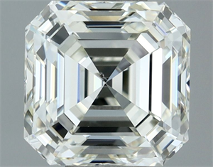 Picture of Natural Diamond 1.02 Carats, Asscher with  Cut, I Color, SI1 Clarity and Certified by IGI