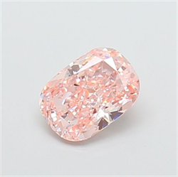 Picture of Lab Grown Diamond 1.46 Carats, CUSHION MODIFIED with  Cut, Fancy Intense Pink Color, VVS2 Clarity and Certified by IGI