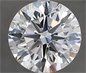 Natural Diamond 2.52 Carats, Round with Excellent Cut, F Color, VVS1 Clarity and Certified by GIA