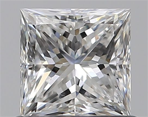 Picture of Natural Diamond 0.70 Carats, Princess with  Cut, E Color, VS1 Clarity and Certified by GIA