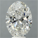 Natural Diamond 7.01 Carats, Oval with  Cut, H Color, VS2 Clarity and Certified by GIA