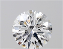 Lab Grown Diamond 1.09 Carats, Round with Ideal Cut, D Color, VS1 Clarity and Certified by IGI