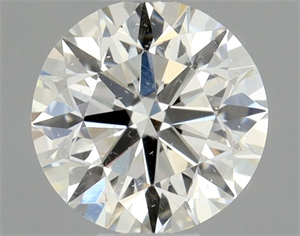 Picture of Natural Diamond 0.40 Carats, Round with Excellent Cut, J Color, SI2 Clarity and Certified by GIA