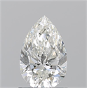 Diamante Natural 1.03 quilates, De pera , Color H, claridad SI2 y certificado GIA