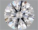 Del inventario de diamantes de laboratorio, 1.09 quilates, Redondo , Color D, claridad VVS2 y certificado IGI