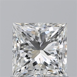 Picture of Natural Diamond 0.80 Carats, Princess with  Cut, G Color, VVS2 Clarity and Certified by GIA