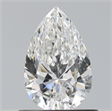 Natural Diamond 0.70 Carats, Pear with  Cut, G Color, VS2 Clarity and Certified by GIA