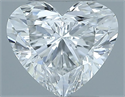 Natural Diamond 0.50 Carats, Heart with  Cut, E Color, SI2 Clarity and Certified by GIA