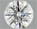 Lab Grown Diamond 1.42 Carats, Round with Excellent Cut, E Color, VS1 Clarity and Certified by IGI