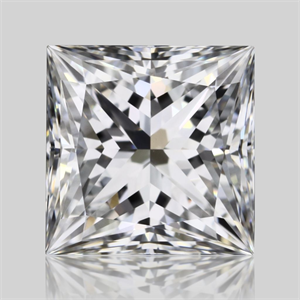 Picture of Natural Diamond 0.90 Carats, Princess with  Cut, D Color, VVS1 Clarity and Certified by GIA