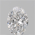 Natural Diamond 0.50 Carats, Oval with  Cut, E Color, VS1 Clarity and Certified by GIA