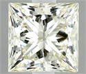Diamante Natural 0.41 quilates, Princesa , Color K, claridad IF y certificado IGI