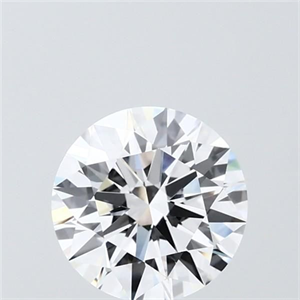 Picture of Lab Grown Diamond 1.50 Carats, Round with Excellent Cut, D Color, VVS2 Clarity and Certified by IGI
