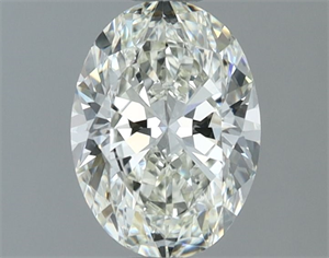 Picture of Natural Diamond 0.80 Carats, Oval with  Cut, I Color, VVS1 Clarity and Certified by IGI