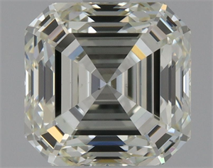 Picture of Natural Diamond 1.02 Carats, Asscher with  Cut, L Color, VS1 Clarity and Certified by GIA