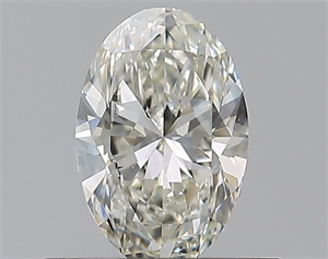 Picture of Natural Diamond 0.50 Carats, Oval with  Cut, J Color, VS1 Clarity and Certified by GIA