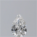 Diamante Natural 0.71 quilates, De pera , Color F, claridad VS2 y certificado GIA
