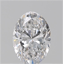 Diamante Natural 0.70 quilates, Ovalado , Color E, claridad SI1 y certificado GIA