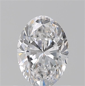 Foto Diamante Natural 0.70 quilates, Ovalado , Color E, claridad SI1 y certificado GIA de