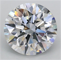 Del inventario de diamantes de laboratorio, 2.08 quilates, Redondo , Color E, claridad VS2 y certificado IGI