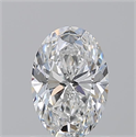 Natural Diamond 1.01 Carats, Oval with  Cut, E Color, VS2 Clarity and Certified by GIA