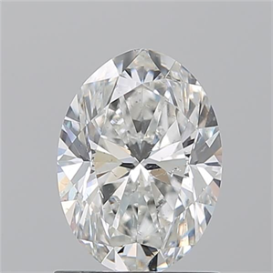 Picture of Natural Diamond 1.20 Carats, Oval with  Cut, G Color, SI1 Clarity and Certified by GIA