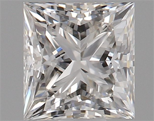 Picture of Natural Diamond 0.50 Carats, Princess with  Cut, I Color, VVS1 Clarity and Certified by GIA