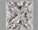 Natural Diamond 0.50 Carats, Princess with  Cut, I Color, VVS1 Clarity and Certified by GIA