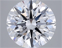 Lab Grown Diamond 2.73 Carats, Round with Excellent Cut, D Color, VVS2 Clarity and Certified by GIA