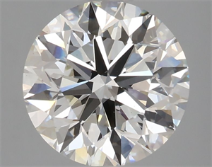 Picture of Lab Grown Diamond 3.06 Carats, Round with Excellent Cut, H Color, VS1 Clarity and Certified by IGI