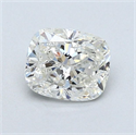 Natural Diamond 0.82 Carats, Cushion with  Cut, J Color, I1 Clarity and Certified by GIA