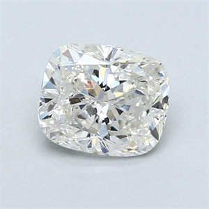Foto Diamante Natural 0.82 quilates, Del cojín , Color J, claridad I1 y certificado GIA de