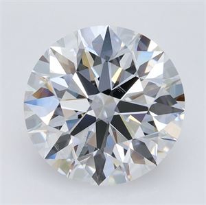 Picture of Lab Grown Diamond 4.13 Carats, Round with Ideal Cut, E Color, VS2 Clarity and Certified by IGI