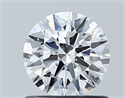 Natural Diamond 0.74 Carats, Round with Excellent Cut, D Color, SI2 Clarity and Certified by GIA