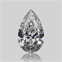 Natural Diamond 0.72 Carats, Pear with  Cut, E Color, VVS2 Clarity and Certified by GIA