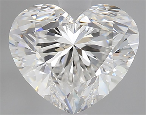 Picture of Natural Diamond 1.91 Carats, Heart with  Cut, F Color, VS2 Clarity and Certified by GIA