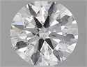 Natural Diamond 0.75 Carats, Round with Excellent Cut, D Color, I1 Clarity and Certified by GIA