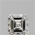 Natural Diamond 1.20 Carats, Asscher with  Cut, H Color, VVS1 Clarity and Certified by GIA