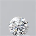 Diamante Natural 0.43 quilates, Redondo , Color G, claridad IF y certificado GIA