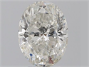 Diamante Natural 3.06 quilates, Ovalado , Color H, claridad SI2 y certificado HRD