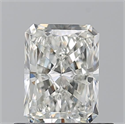 Natural Diamond 0.70 Carats, Radiant with  Cut, I Color, VS1 Clarity and Certified by GIA