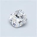 Natural Diamond 0.50 Carats, Cushion with  Cut, E Color, SI2 Clarity and Certified by GIA